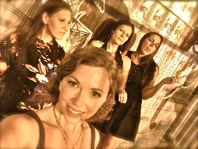 Fun pic of Mistress T with Meggerz, Mandy flores & Alexandra Snow.
