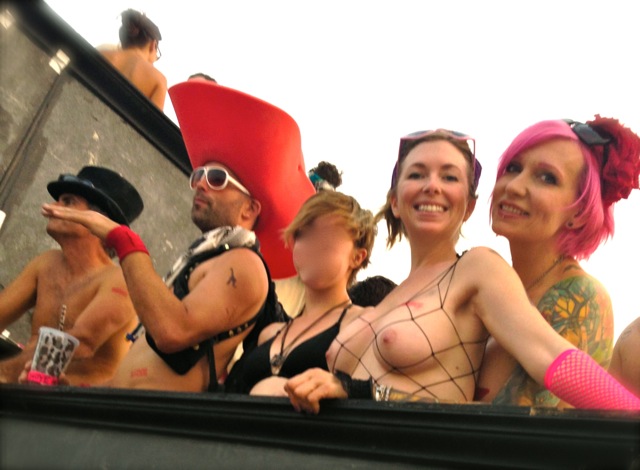 Mistress T at Burning Man 2013.