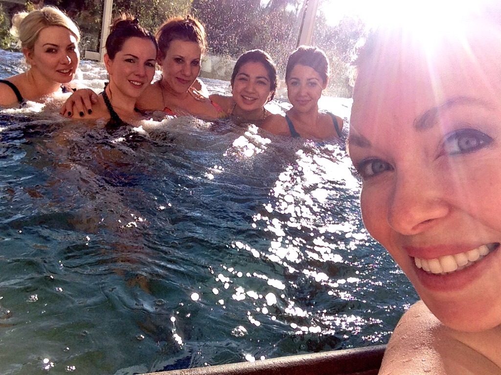 We had a super relaxing spa day! Lexi Sindel, Alexandra Snow, Meggerz, Momo, Ceara Lynch & me (Mistress T)