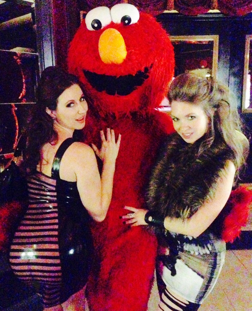 Shauna Ryanne & I with Elmo....mmm furrries:-)