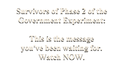 Government Experiment - Phase 3