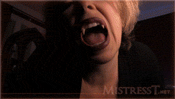 Vampire Seduces with Boots & Gloves